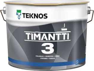 SEINAVÄRV TEKNOS TIMANTTI 3 9L VALGE TÄISMATT