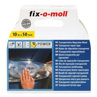 NIISKUSKINDEL TEIP FIX-O-MOLL 50MMX10M LÄBIPAISTEV