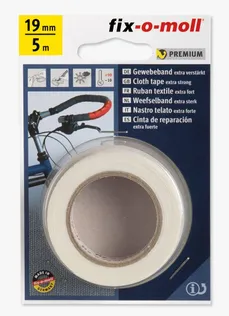 TEKSTIILTEIP FIX-O-MOLL 19MMX5M VALGE