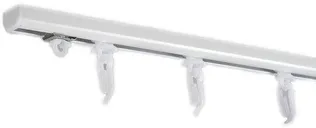 ALUMIINIUMIST SIINIDE KOMPLEKT 200CM VALGE