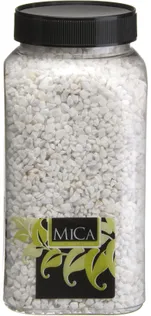 DEKORATIIVKIVID MICA DECORATIONS 7,5X7,5X15,5CM VALGE PUDEL 1KG