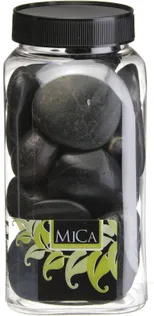 DEKORATIIVKIVID MICA DECORATIONS 7,5X7,5X15,5CM MUST PUDEL 1KG