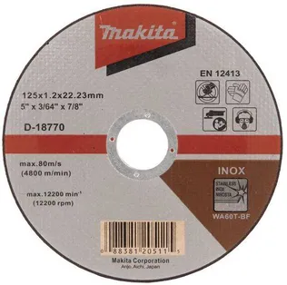 LÕIKEKETAS 125X1,2 MM MAKITA RST/ METALL