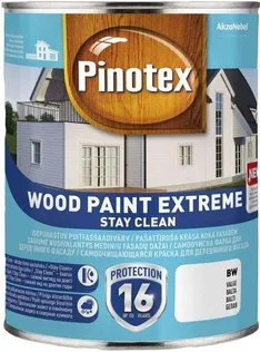 PUITFASSAADIVÄRV PINOTEX WOOD PAINT EXTREME 1L VALGE POOLMATT
