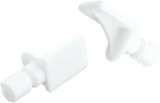 RIIULIPLAADI TUGI SUKI Ø7MM PLASTIK VALGE