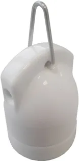 LAMBIPESA FENDE E27 KERAAMILINE VALGE AASAGA