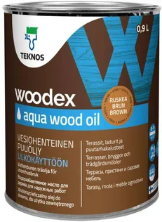 PUIDUÕLI TEKNOS WOODEX AQUA WOOD OIL 0,9L PRUUN