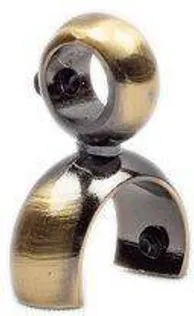 KARDINAPUUHOIDJA MINI Ø19MM ANTIIK KULDNE 2TK