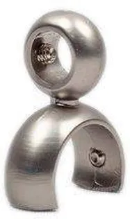 KARDINAPUUHOIDJA MINI Ø19MM MATT HÕBEDANE 2TK