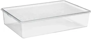 HOIUKAST KAANEGA PLAST TEAM BASIC SHOEBOX 55X36,5X12CM, LÄBIPAISTEV