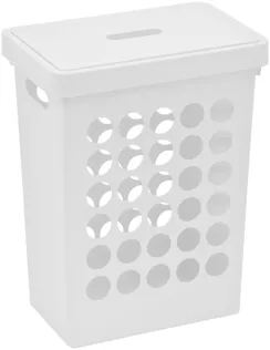 PESUKORV PLAST TEAM SPRINGFIELD RECTANGULAR 33L VALGE