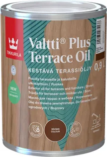 PUIDUÕLI TIKKURILA VALTTI PLUS TERRACE OIL 0,9L PRUUN
