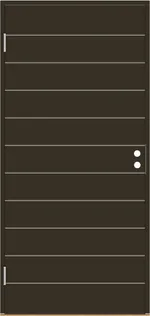 VÄLISUKS SWEDOOR BASIC B0070 PRUUN 10X21 VASAK