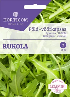 KÖÖGIVILJASEEMNED PÕLD-VÕÕRKAPSAS EHK RUCOLA