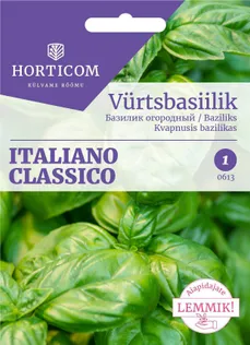 KÖÖGIVILJASEEMNED VÜRTSBASIILIK ITALIANO CLASSICO