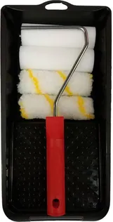 VÄRVIRULLI KOMPLEKT FERE 4X11CM+KÄEPIDE 29CM+KAUSS