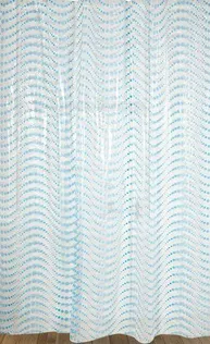 DUŠIKARDIN MSV 180X200CM A-140267 BLUE PEARLS PVC