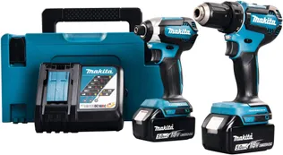 COMBOKIT MAKITA DLX2289TJ 18V 2X5,0AH (DDF485+DTD153)