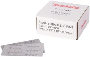 NAELAD MAKITA PIN 0,6X30MM 23GA TERAS 10000 TK. DPT353, PT354
