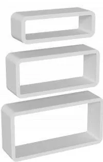 RIIULIKOMPLEKT DOMAX VALGE FOS 100 3TK PAKIS