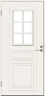 VÄLISUKS SWEDOOR BASIC B0020 VALGE 10X21 VASAK