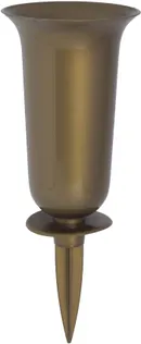 HAUAVAAS FORM-PLASTIC DAMA 13X37CM KULDNE