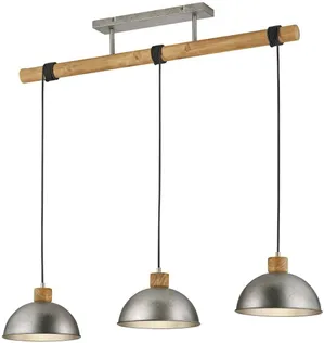 LAELAMP TRIO DELHI 3XE27 ANTIIK NIKKEL