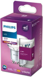LED LAMP PHILIPS 4,9W GU10 550LM 3000K 120D