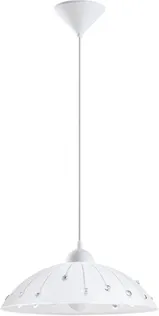 LAELAMP EGLO VETRO 60W E27 VALGE/KRISTALLID