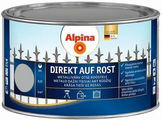 METALLIVÄRV ALPINA DR AUF R 0,3L HÕBE (RAL9006) LÄIKIV