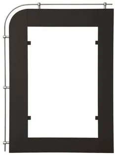 PLIIDI ÄÄRERAUD NR.4 R60 VASAK 900X530MM