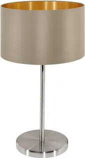 LAUALAMP EGLO MASERLO 1X60W E27 TAUPE/KULDNE