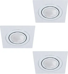 RIPPLAEVALGUSTI EGLO AREITIO 3X5W LED GU10 3000K ALUMIINIUM