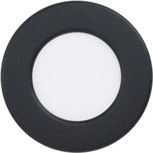 RIPPLAEVALGUSTI EGLO FUEVA5 2,7W LED 330LM 3000K Ø86MM MUST