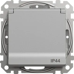 PISTIKUPESA M-GA IP44 SCHNEIDER-ELECTRIC SEDNA DESIGN ALU