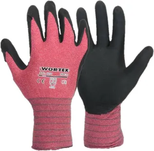 TÖÖKINDAD WORTEX NITRIILKATTEGA PUNANE 9