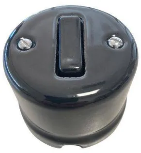 LÜLITI 1-NE FENDE VK PIND KERAAMILINE MUST