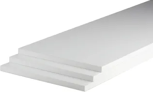 MELAMIINPLAAT PLAAT DETAIL VALGE 2470X295X16MM KANDITUD