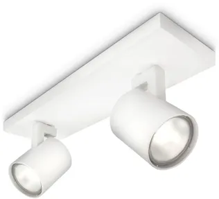 KOHTVALGUSTI PHILIPS RUNNER 2X50W GU10 VALGE