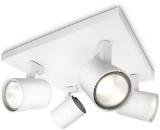 KOHTVALGUSTI PHILIPS RUNNER 4X50W GU10 VALGE