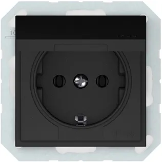 PISTIKUPESA VILMA MAANDUSEGA IP44 QR MUST RAAMITA