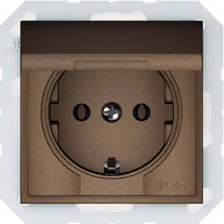 PISTIKUPESA 1-NE VILMA MAANDUSEGA IP44 QR MOCCA RAAMITA