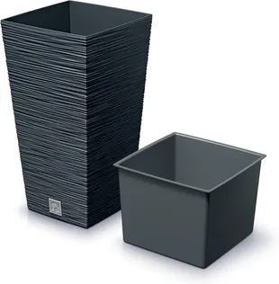 LILLEPOTT PROSPERPLAST FURU RUUT 29,5X29,5X55CM ANTRATSIIT