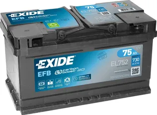 AUTOAKU EXIDE EFB 75AH 730A 315X175X175MM