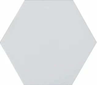 PÕRANDA-JA SEINAPLAAT PRISSMACER HEX. FLAT WHITE MATT 19,8X22,8CM