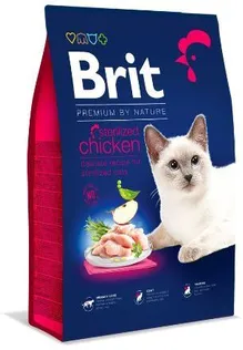 KASSITOIT BRIT PREMIUM BY NATURE STERILISEERITUD KASSIDELE 1,5KG