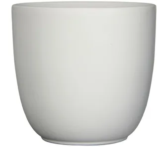 ÜMBRISPOTT MICA TUSCA MATT VALGE 18,5X19,5CM