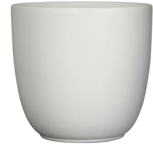 ÜMBRISPOTT MICA TUSCA MATT VALGE 23X25CM