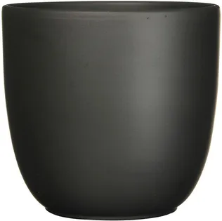 ÜMBRISPOTT MICA TUSCA MATT MUST 23X25CM