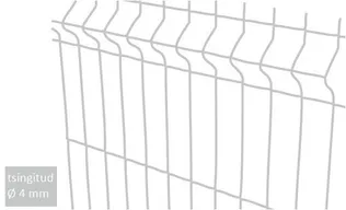 AIA KEEVISPANEEL 3D 50X200/4MM 1,23X2,5M ZN